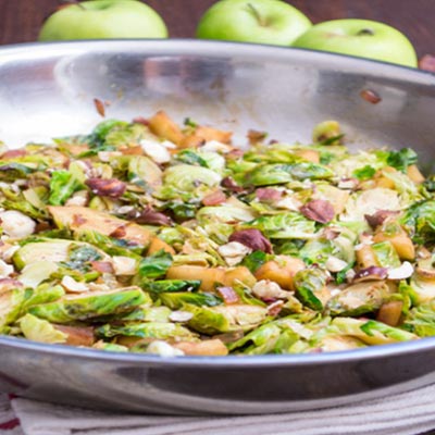 Apple Brussels Sprouts Hash Recipe