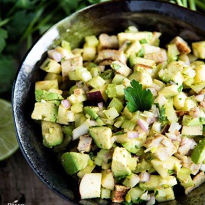 Avocado, Apple And Chicken Salad