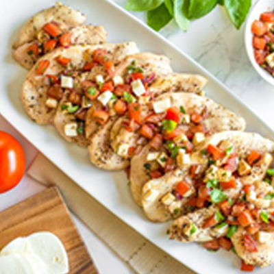 Grilled Chicken Bruschetta Recipe