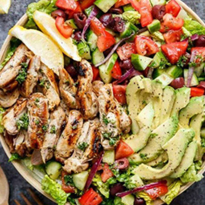 Lemon Herb Mediterranean Chicken Salad Recipe