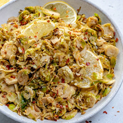 Lemony Shredded Brussels Sprouts Recipe