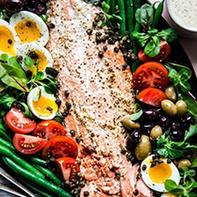 Salmon Nicoise Salad