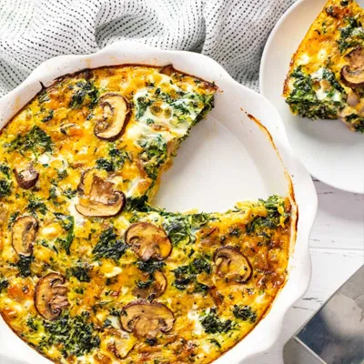 Weight Loss Cleveland TN Spinach Mushroom Quiche