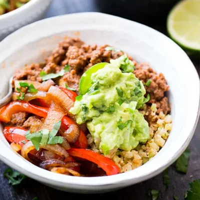 Weight Loss Cleveland TN Burrito Bowls With Cauliflower Rice